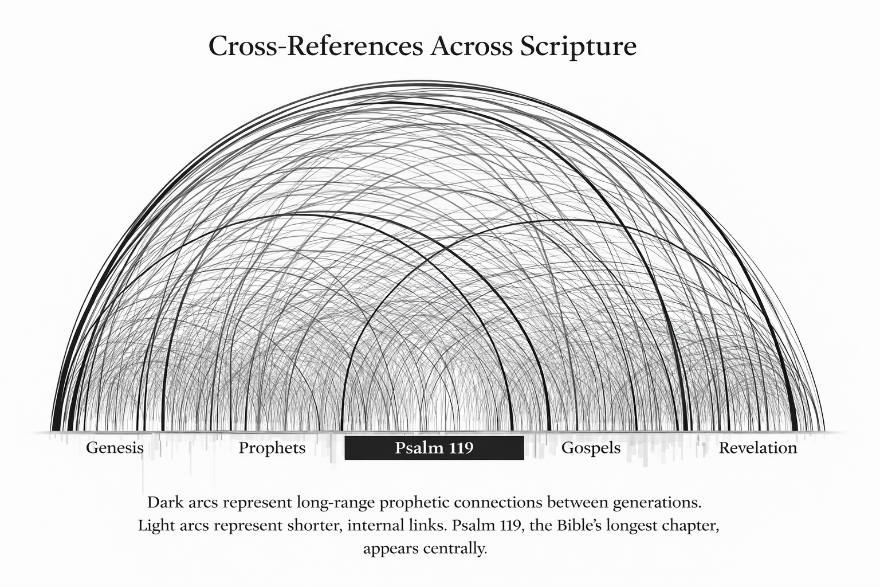 Bible cross-reference visualization